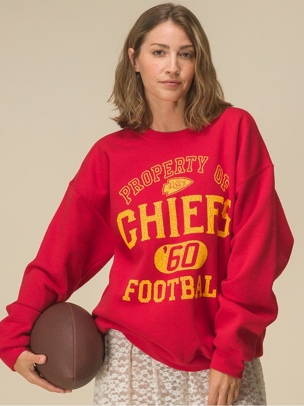 NEW Junk food Kansas City Chiefs football sweatshirt